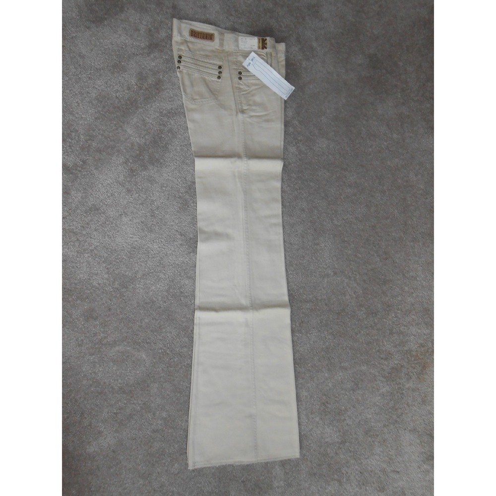 70's Authentic Vintage Brittania Denim‎ Khaki Tan Jeans Pants Womens 29" waist!